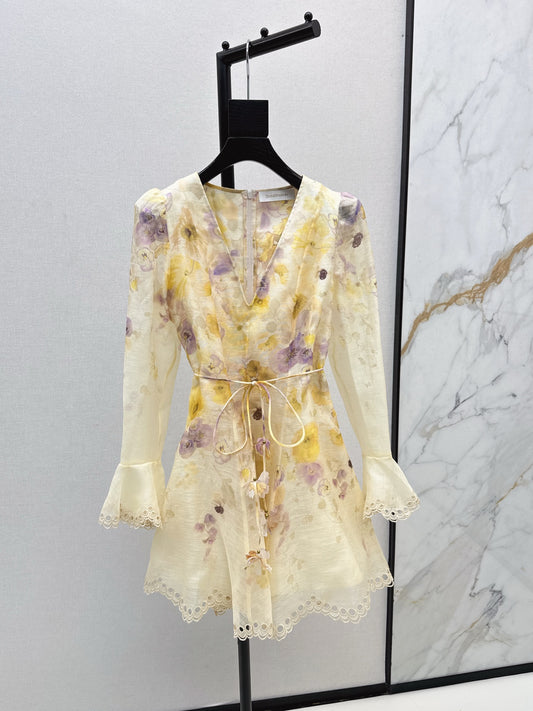 Zimm 25fw print dress