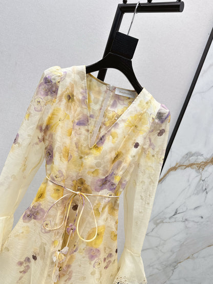 Zimm 25fw print dress