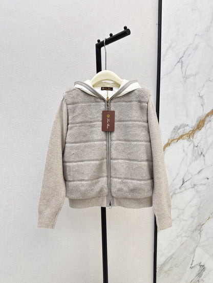 Loro 25fw hooded down jacket