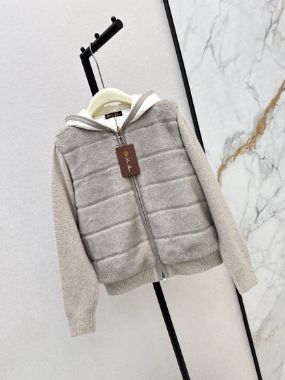 Loro 25fw hooded down jacket