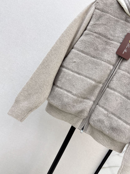 Loro 25fw hooded down jacket