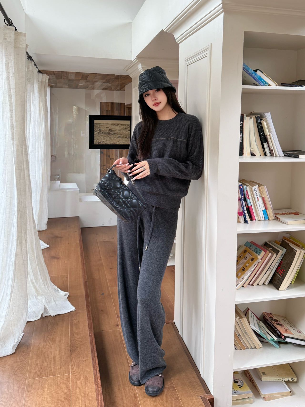 Brun 25fw wool suit