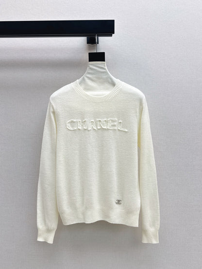 Chan 25fw knitted sweatshirt