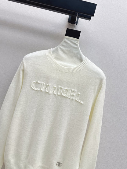 Chan 25fw knitted sweatshirt
