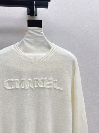 Chan 25fw knitted sweatshirt
