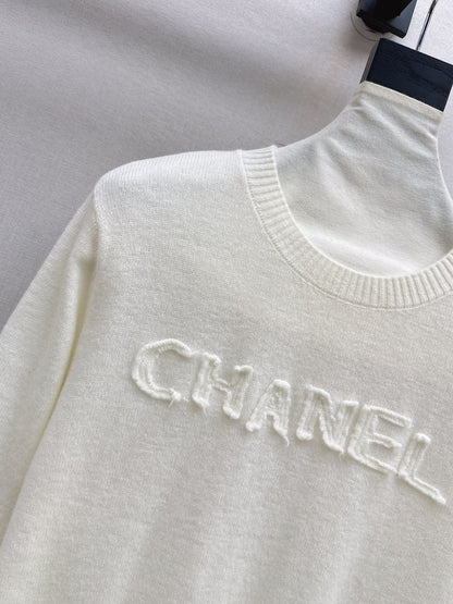Chan 25fw knitted sweatshirt