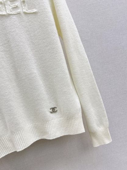 Chan 25fw knitted sweatshirt