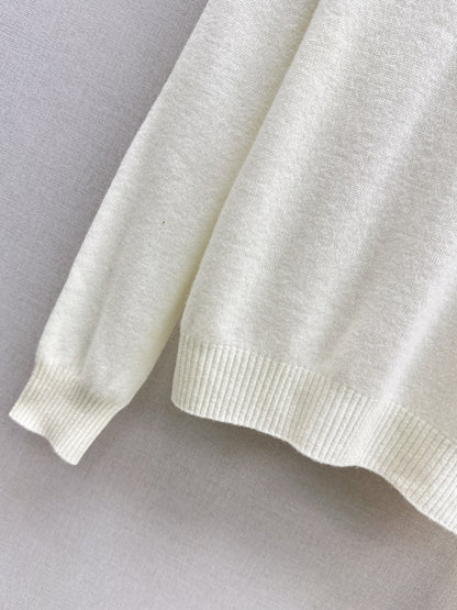 Chan 25fw knitted sweatshirt