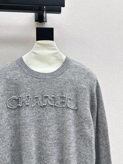Chan 25fw knitted sweatshirt