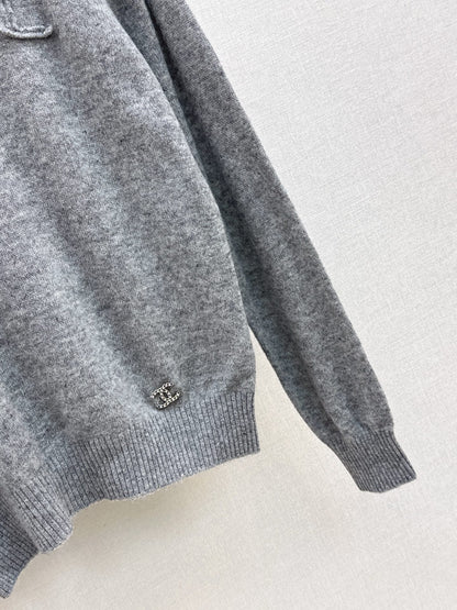 Chan 25fw knitted sweatshirt