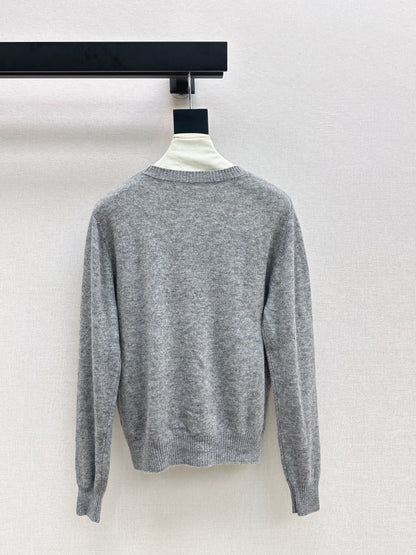 Chan 25fw knitted sweatshirt