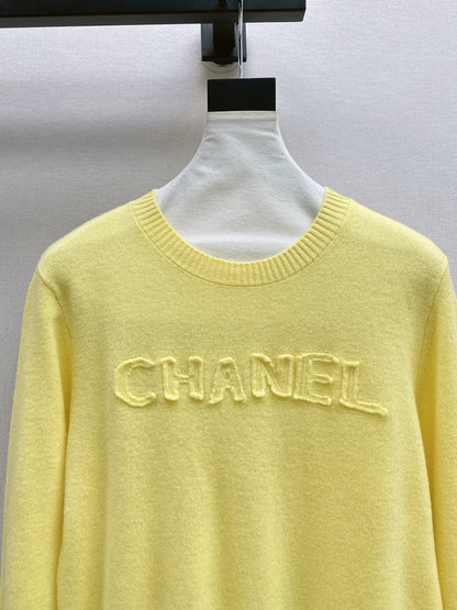Chan 25fw knitted sweatshirt