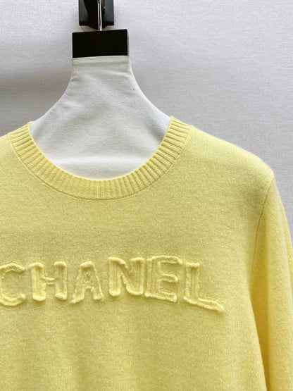 Chan 25fw knitted sweatshirt