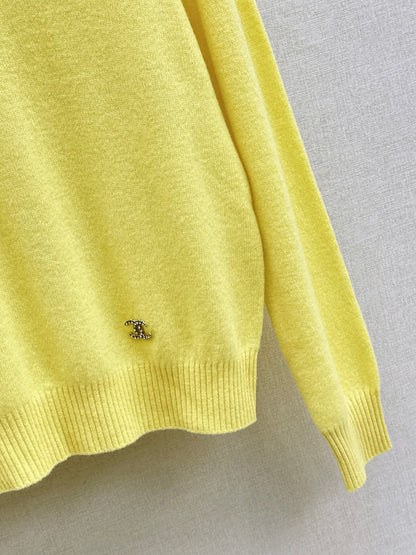 Chan 25fw knitted sweatshirt