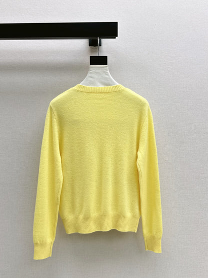 Chan 25fw knitted sweatshirt