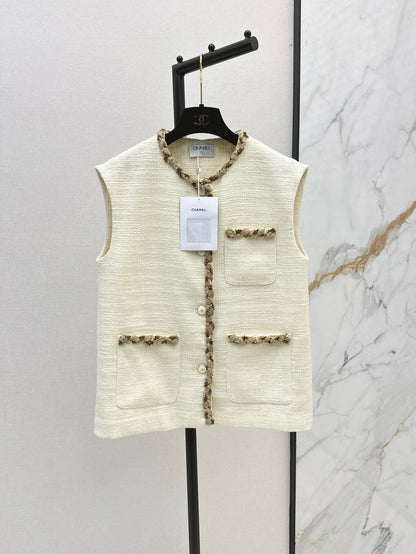 Chan 25fw woven vest