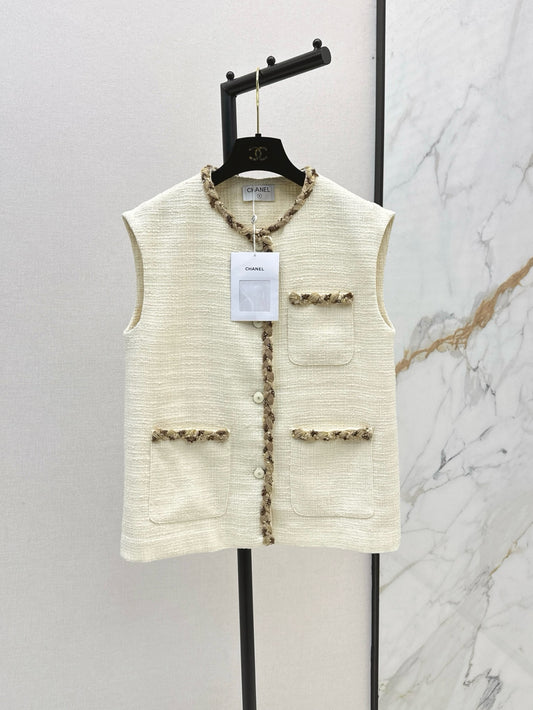 Chan 25fw woven vest