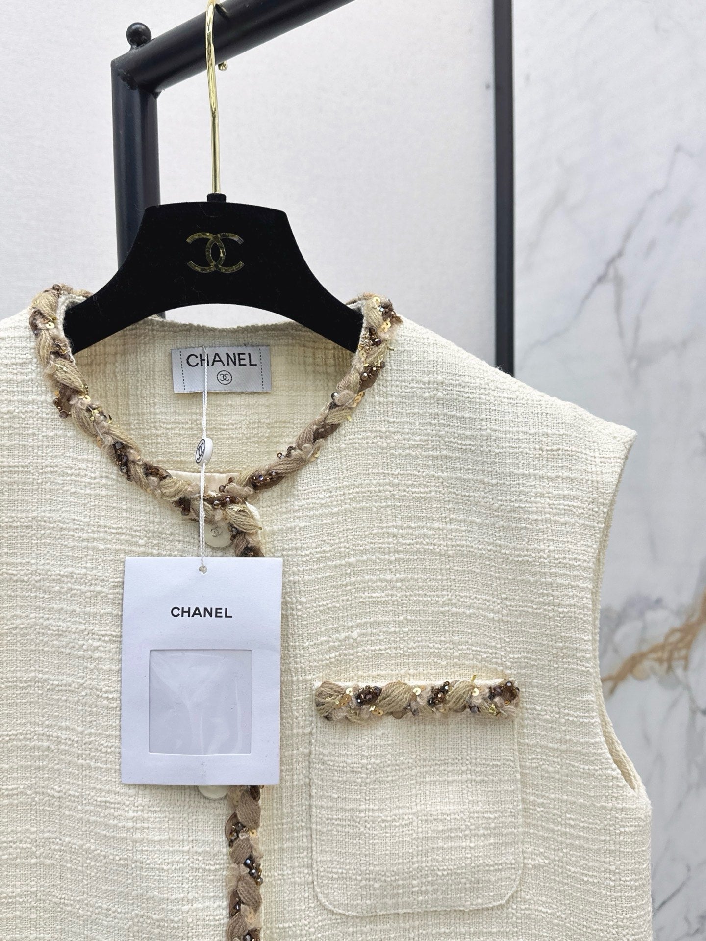 Chan 25fw woven vest