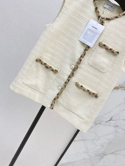 Chan 25fw woven vest