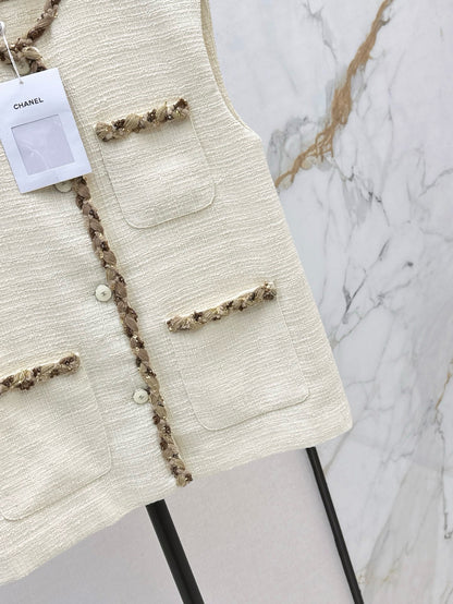 Chan 25fw woven vest