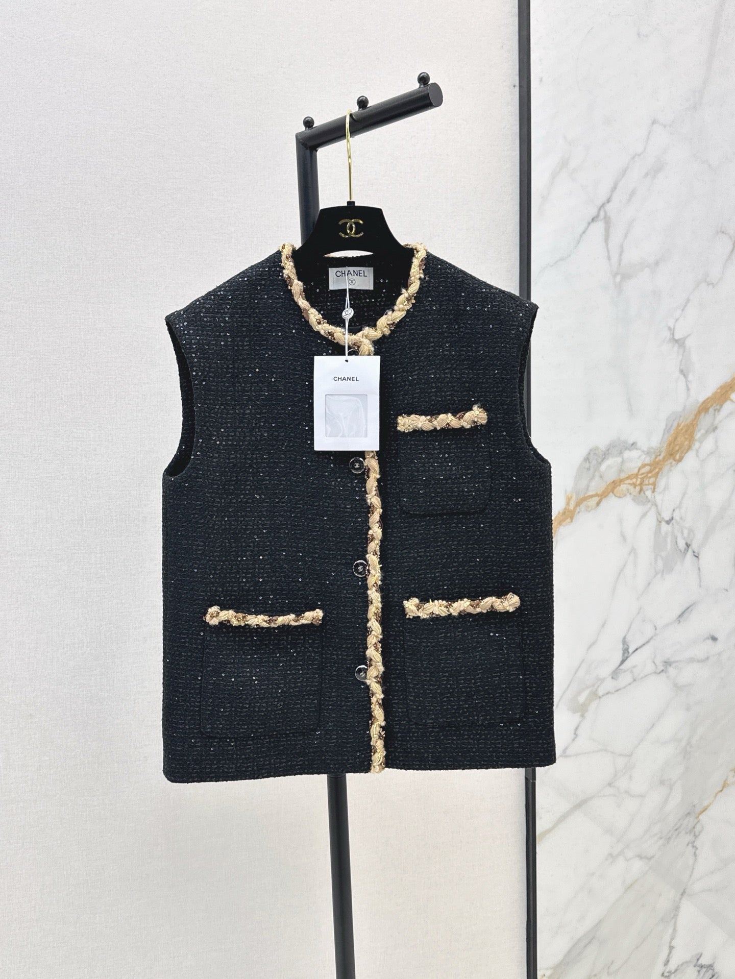 Chan 25fw woven vest