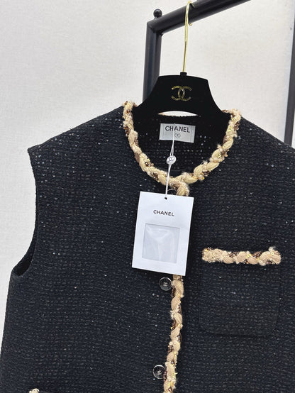 Chan 25fw woven vest