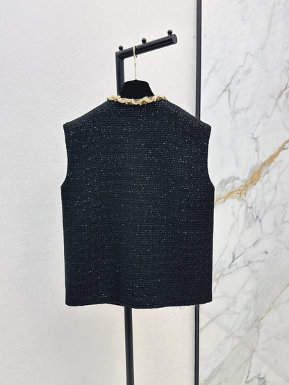 Chan 25fw woven vest