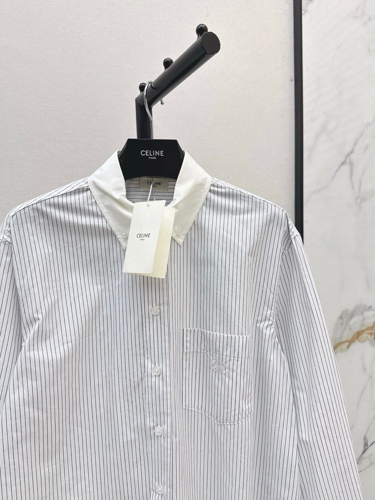 Celi 25fw stripe shirt