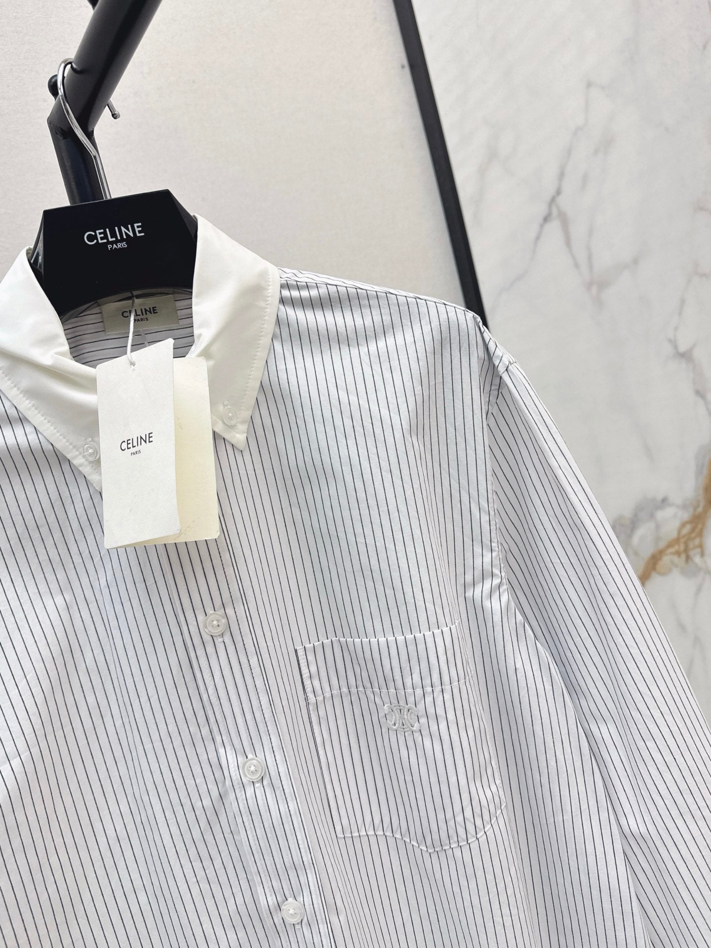 Celi 25fw stripe shirt