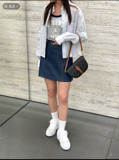Celi 25fw stripe shirt