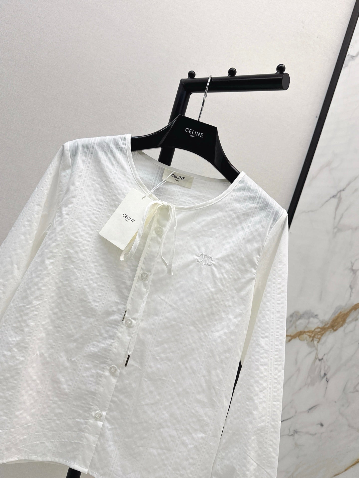 Celi 25fw embroidery shirt