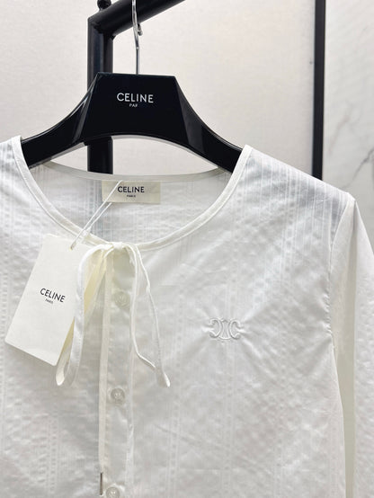 Celi 25fw embroidery shirt