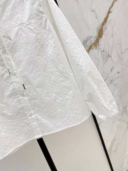 Celi 25fw embroidery shirt