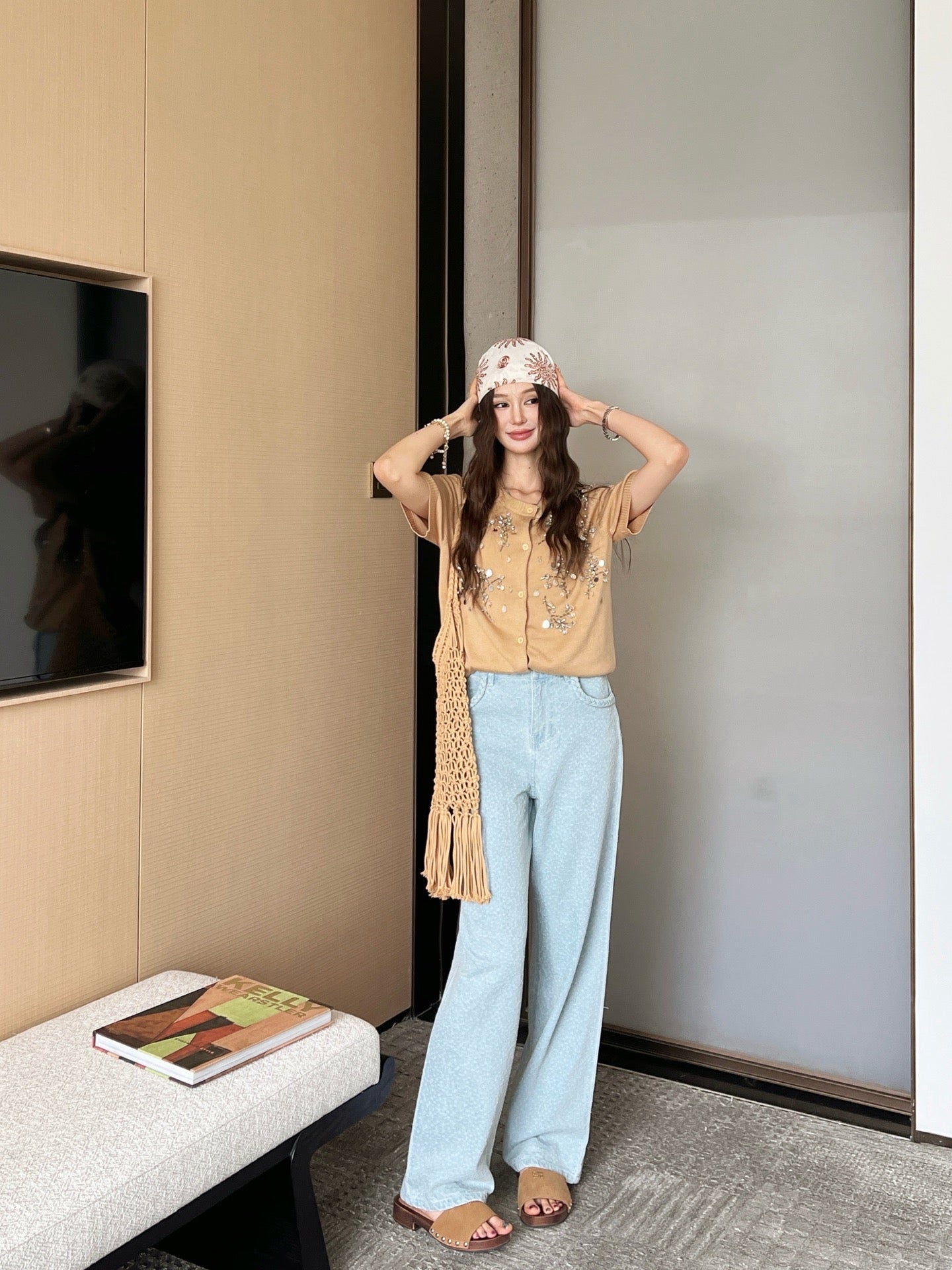 Chan 25fw denim pants