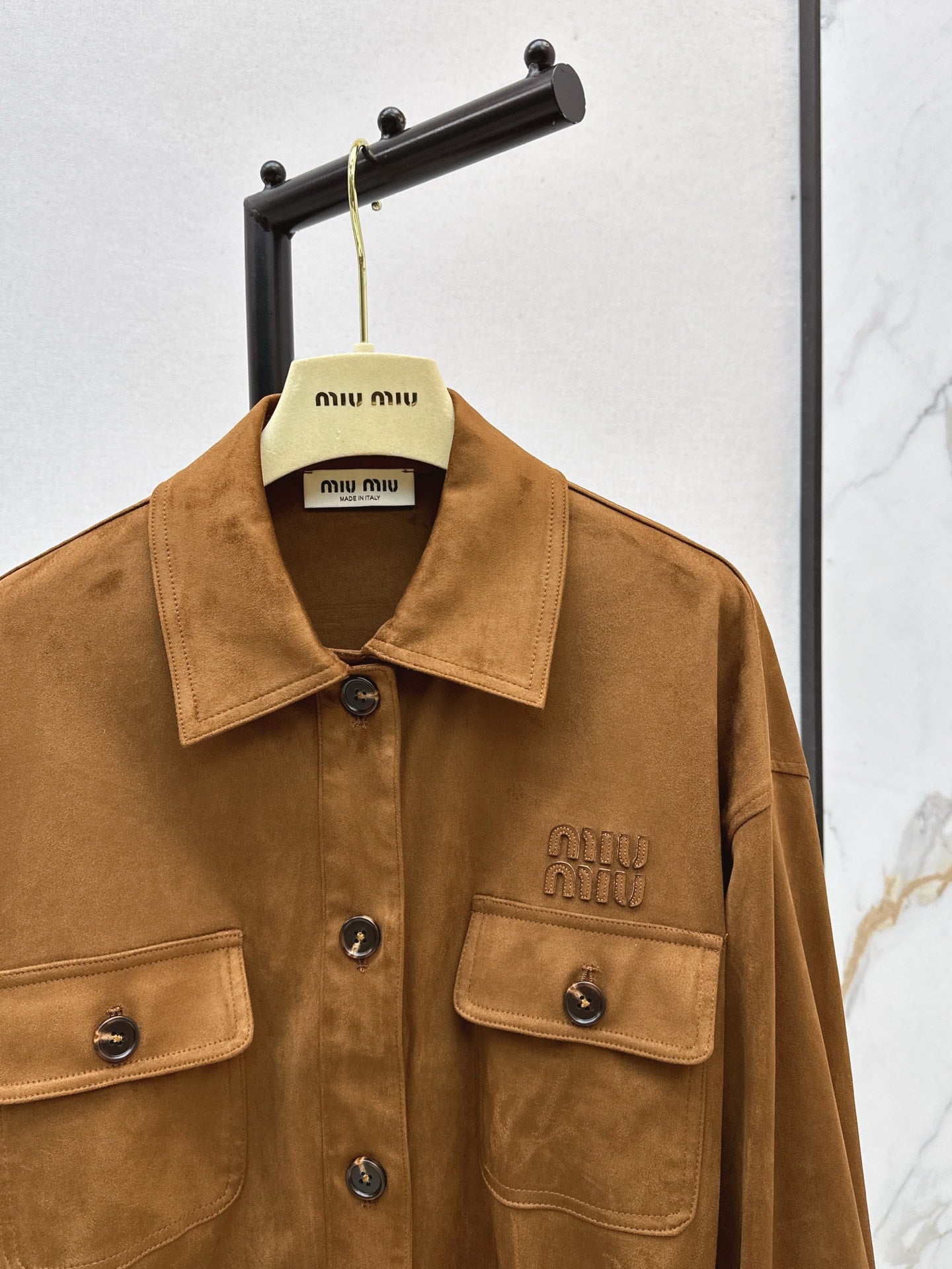 Miu 25fw belted jacket