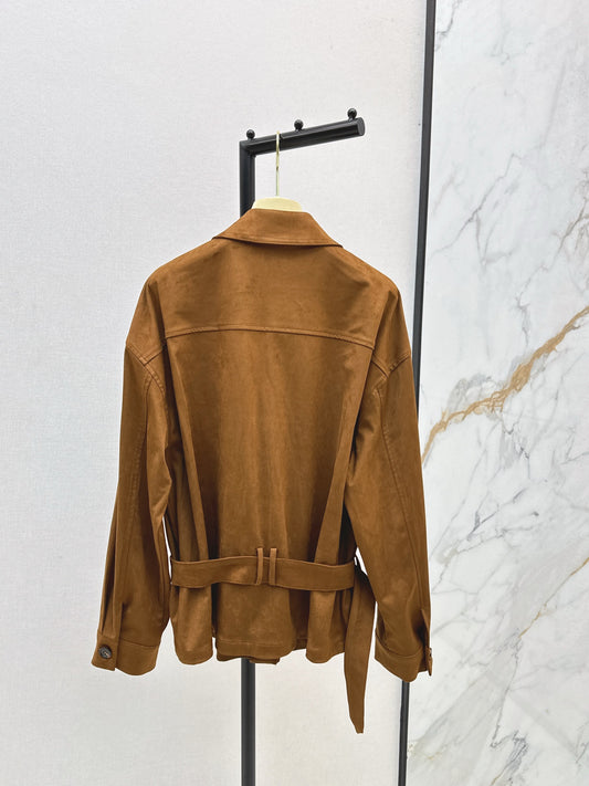Miu 25fw belted jacket