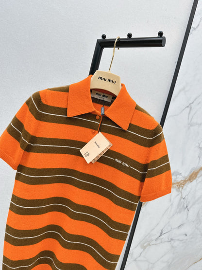 Miu 25fw polo shirt