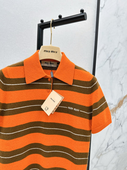 Miu 25fw polo shirt