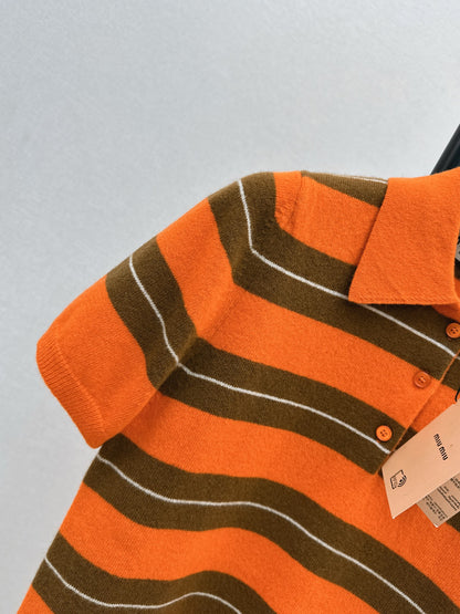 Miu 25fw polo shirt