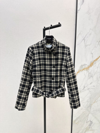 Sain 25fw plaid jacket