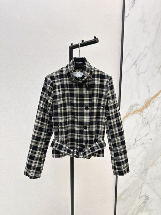 Sain 25fw plaid jacket