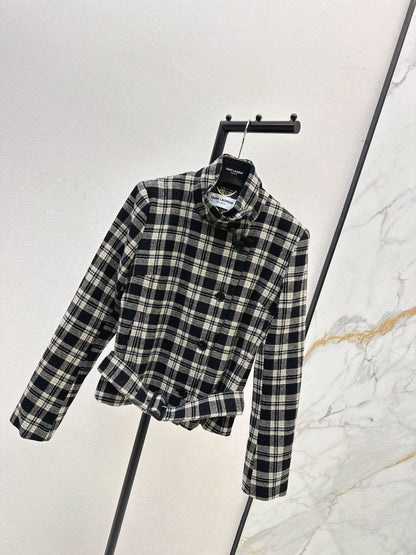 Sain 25fw plaid jacket