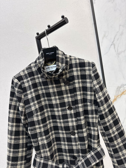 Sain 25fw plaid jacket