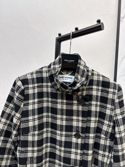 Sain 25fw plaid jacket
