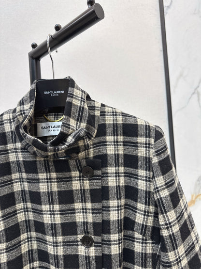 Sain 25fw plaid jacket