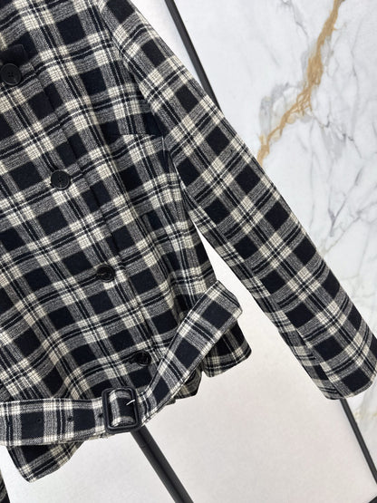 Sain 25fw plaid jacket