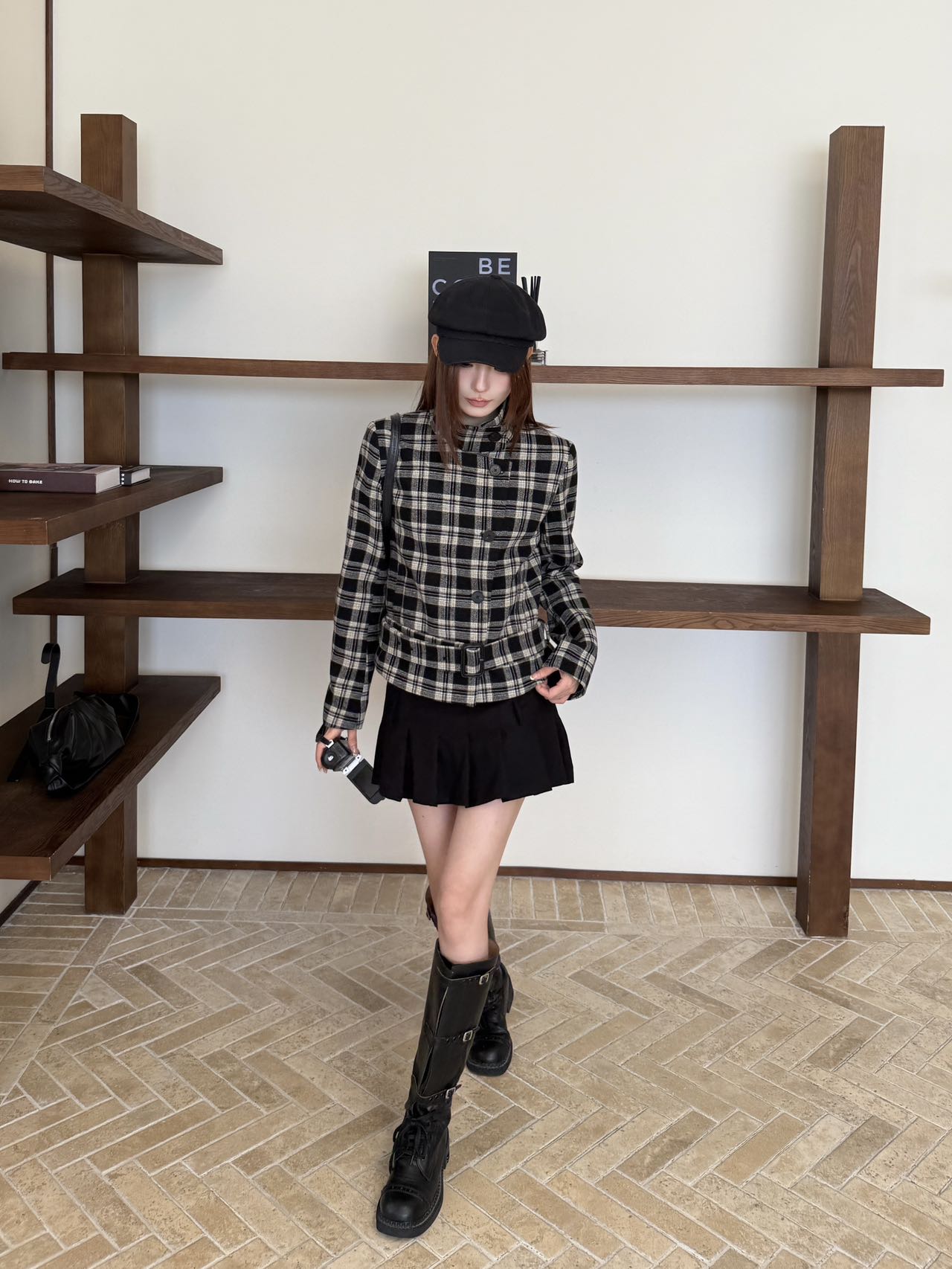 Sain 25fw plaid jacket