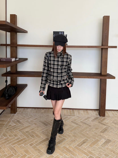 Sain 25fw plaid jacket