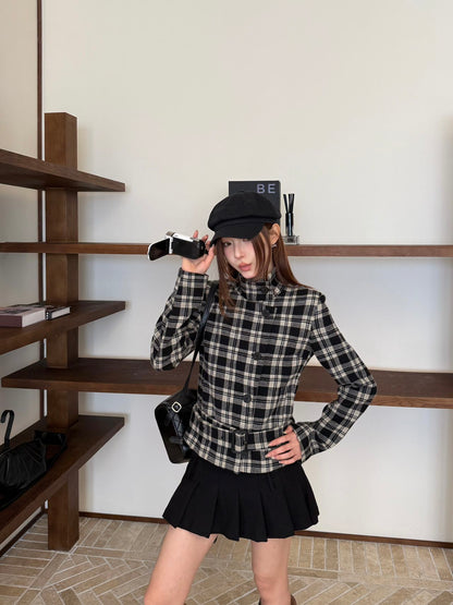 Sain 25fw plaid jacket
