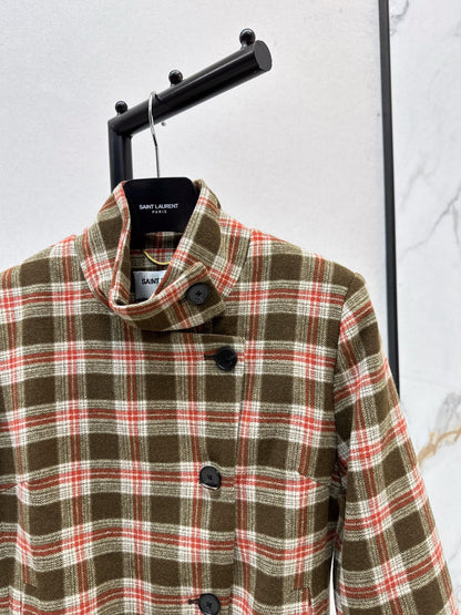 Sain 25fw plaid jacket